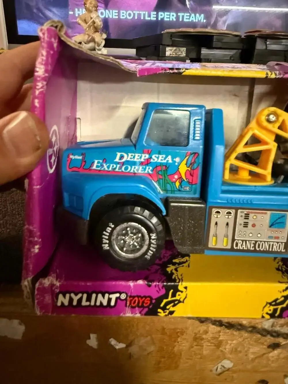 Nylint Hard Hat Construction Twin Boom Wrecker No. 866 Vintage 1999 NIB